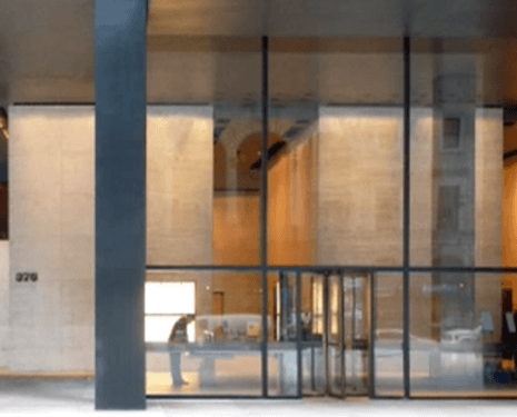 seagram grey, glass exterior